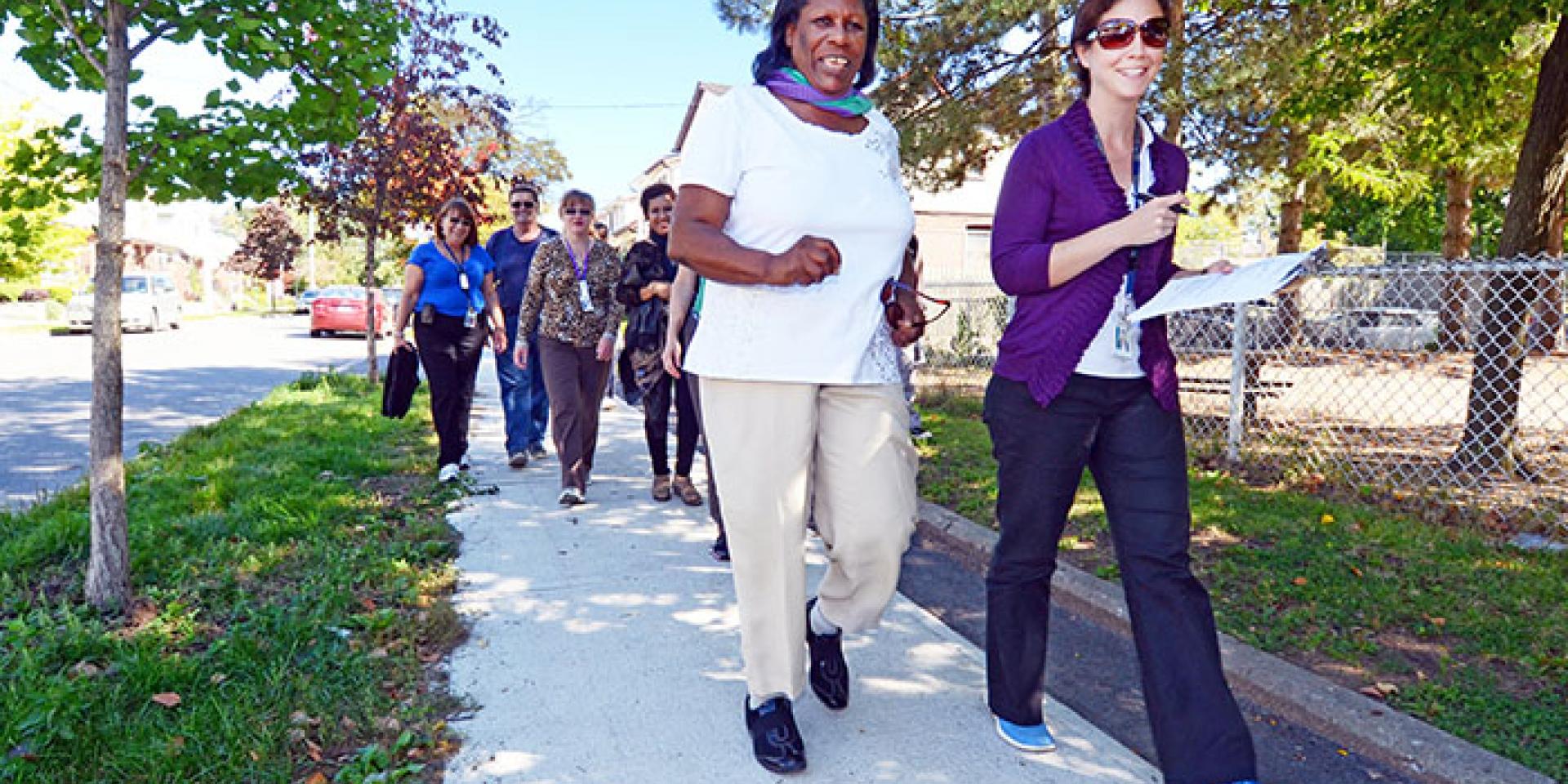 Dr. Rebecca Fine with the Diabetes Walking Clinic at Michael Garron Hospital