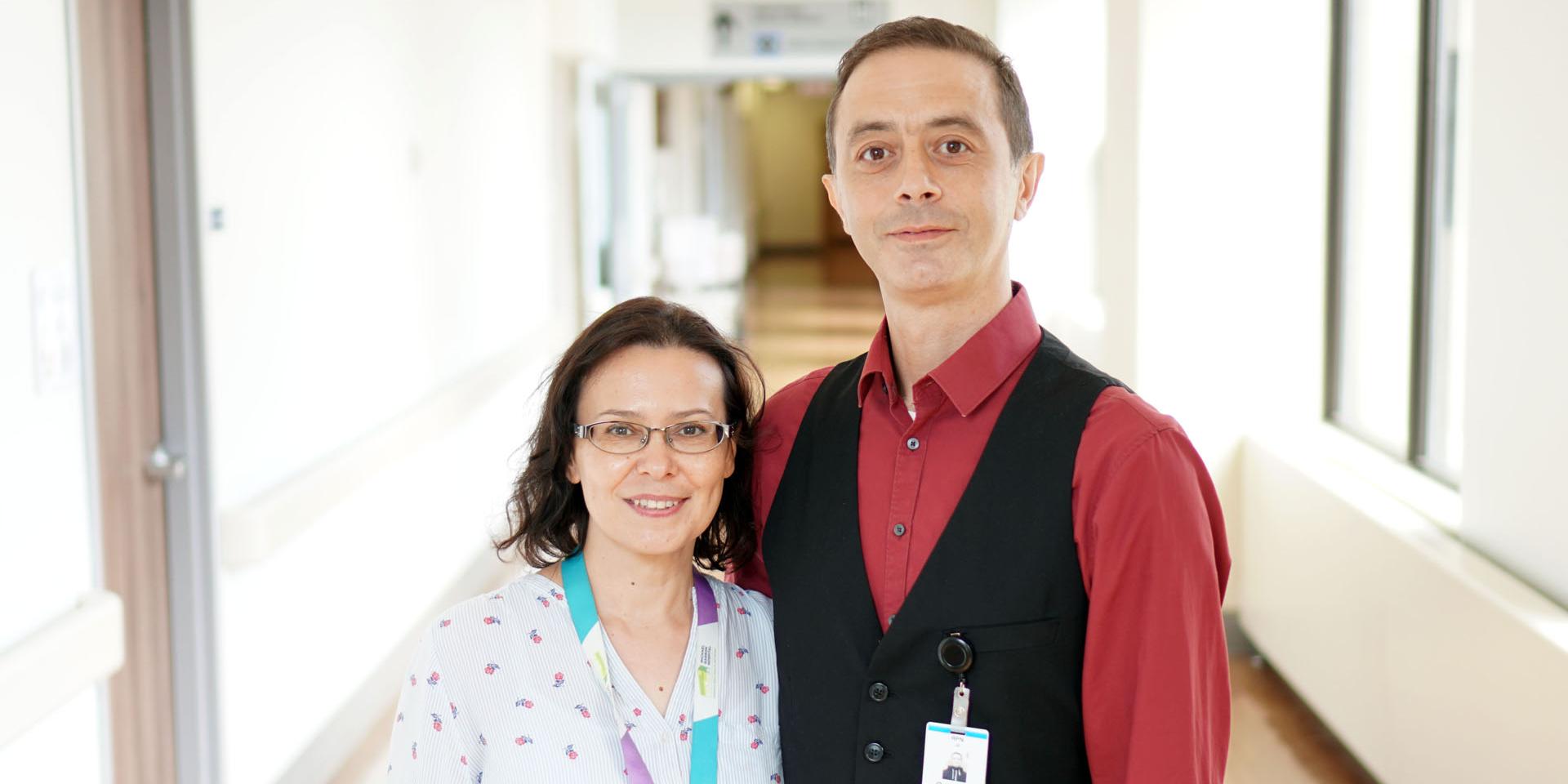 Guerkan Oenal and his wife Elif  Dilmac 