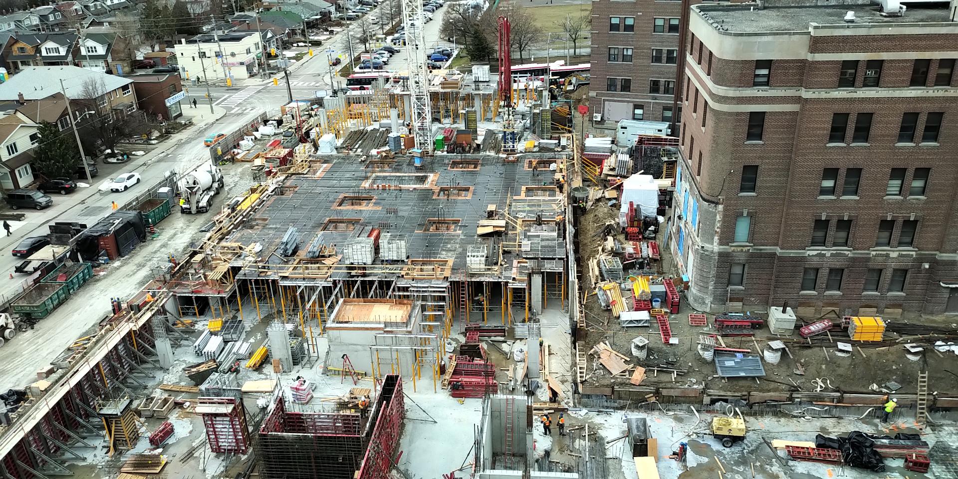 Construction Progress at MGH in December 2019