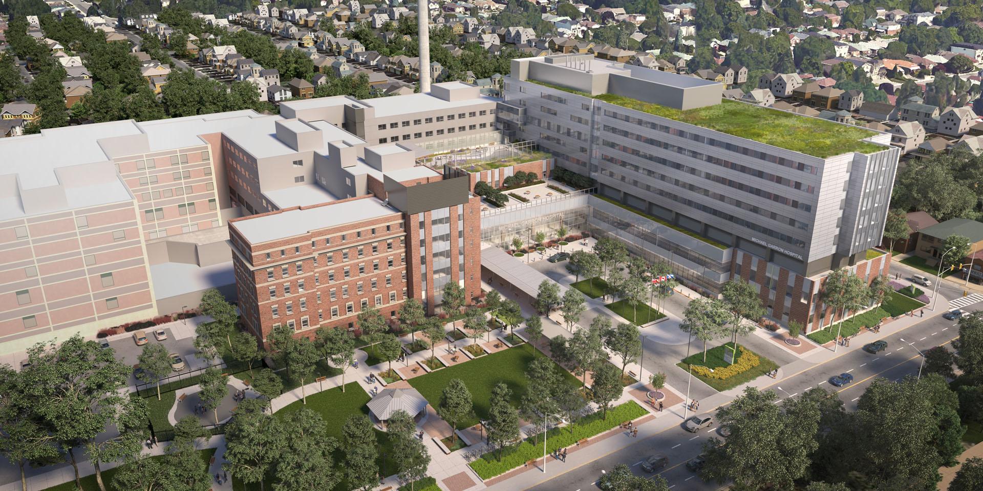 Redevelopment Rendering Aerial View