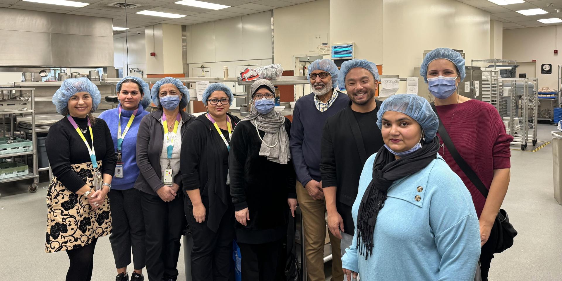 MGH Food Services Team with patient, caregiver and community advisors from East Toronto Health Partners’ (ETHP) advisory network.