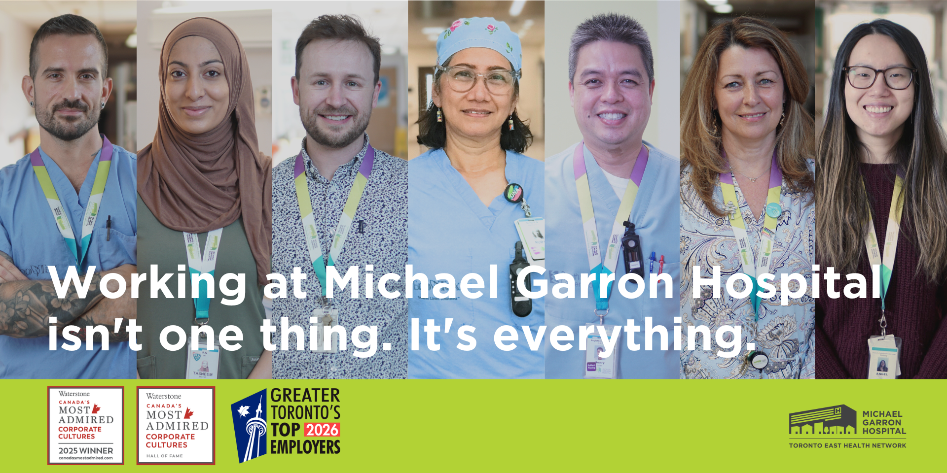 Nurses at Michael Garron Hospital