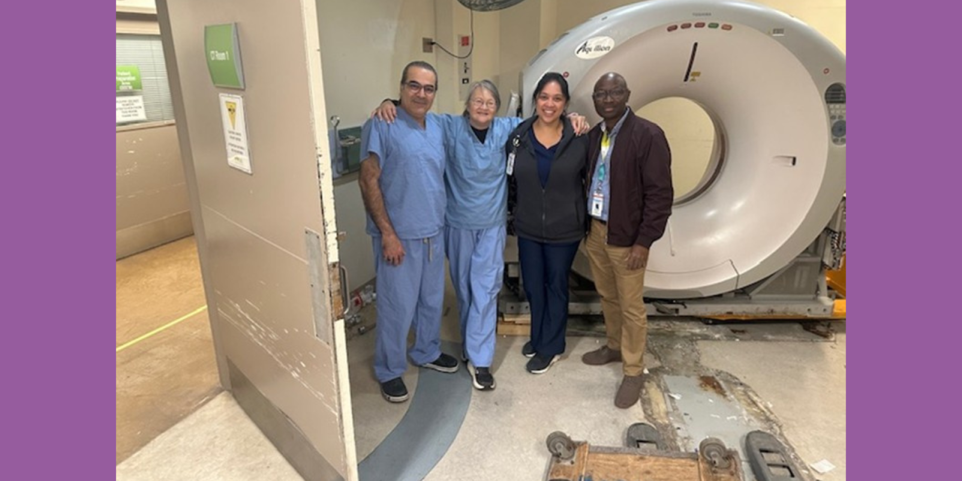 CT scanner donation