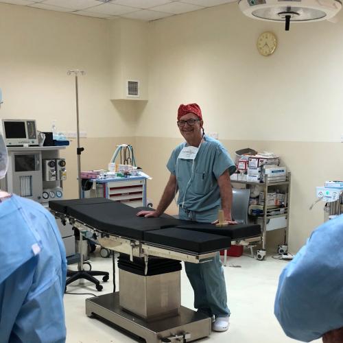 Dr. Zeldin in the OR