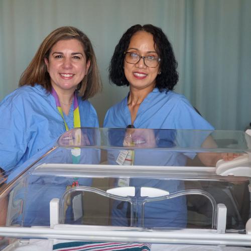 Melanie Kohn shadows Imelda Macaraeg, Nurse at MGH, during Nursing Week 2024. 