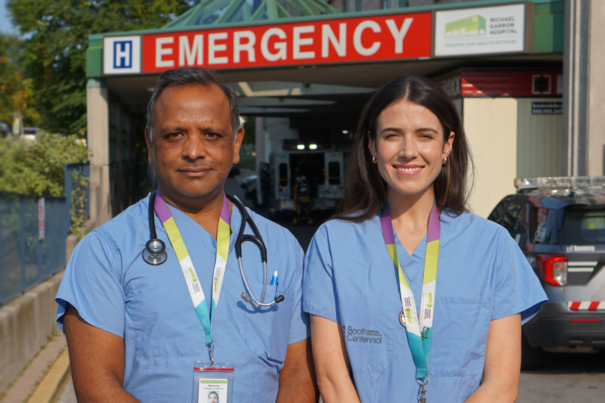 Dr. Muneesh Jha and Dr. Brittany Cameron