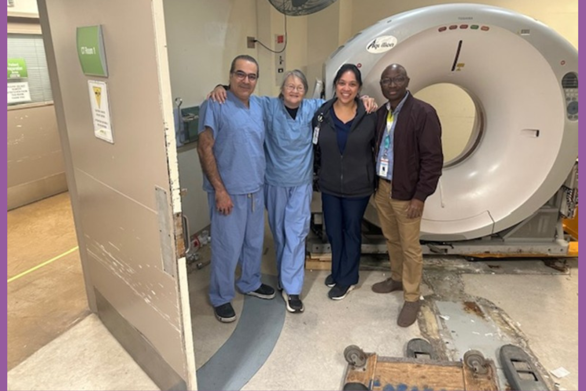 CT scanner donation