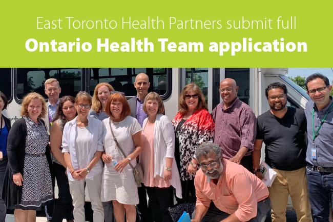 Team photo of East Toronto Health Partners.