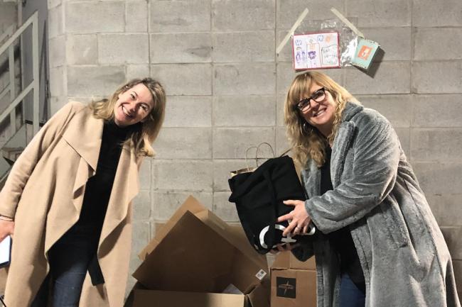 Gillian Irving and Linda Considine, Riverdale Basket Brigade