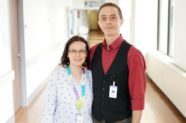 Guerkan Oenal and his wife Elif  Dilmac 