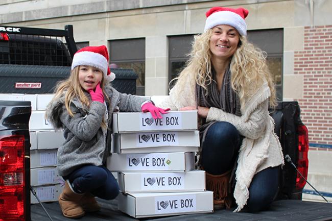 Richelle Johnston and daughter Sydney