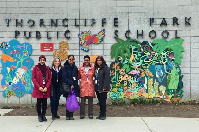 "Not in My Children" community partners in Thorncliffe Park