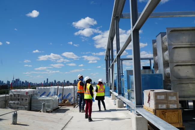 View from rooftop of MGH's new Patient Care Centre