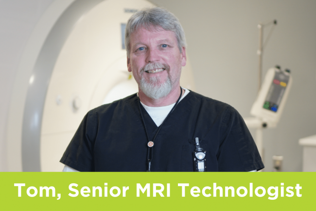 Tom, Senior MRI Technologist at MGH