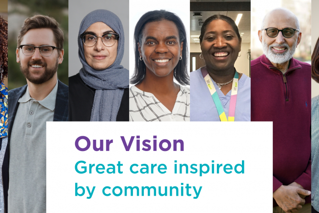 Our Vision: Great care inspired by community