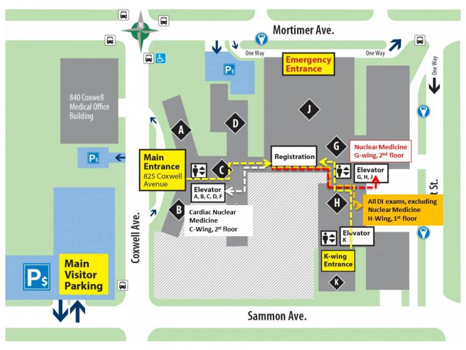Diagnostic Imaging directions (map) Diagnostic Imaging directions (map)