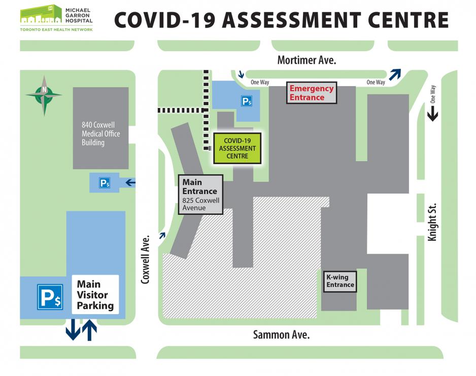 Covid 19 Assessment Centre Michael Garron Hospital Toronto East Health Network Mgh Tehn
