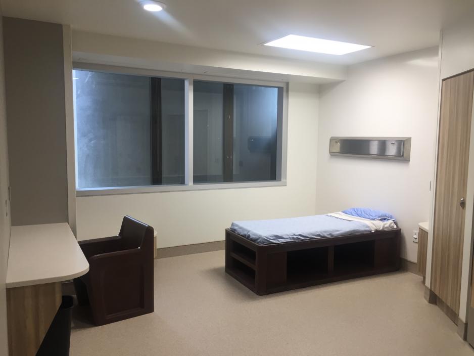 Image of private mental health patient bedroom