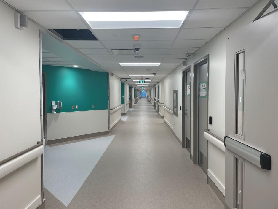 Hallway of hospital