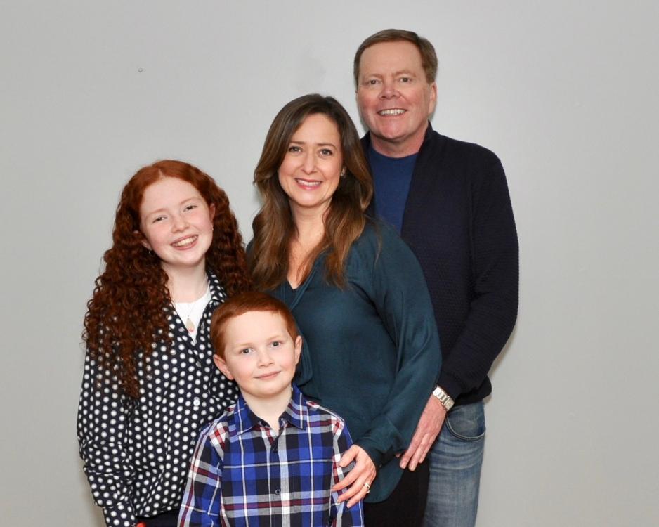 Craig Darlington and his family