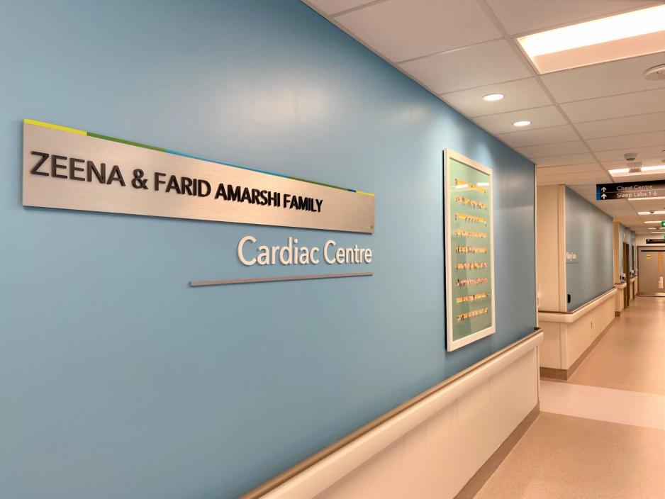 Hallway of Cardiac Clinic in MGH's Thomson Centre