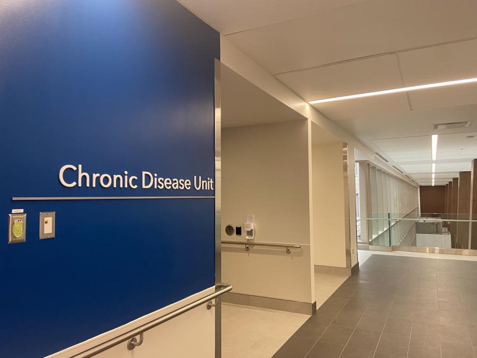 Entrance to the Chronic Disease Unit