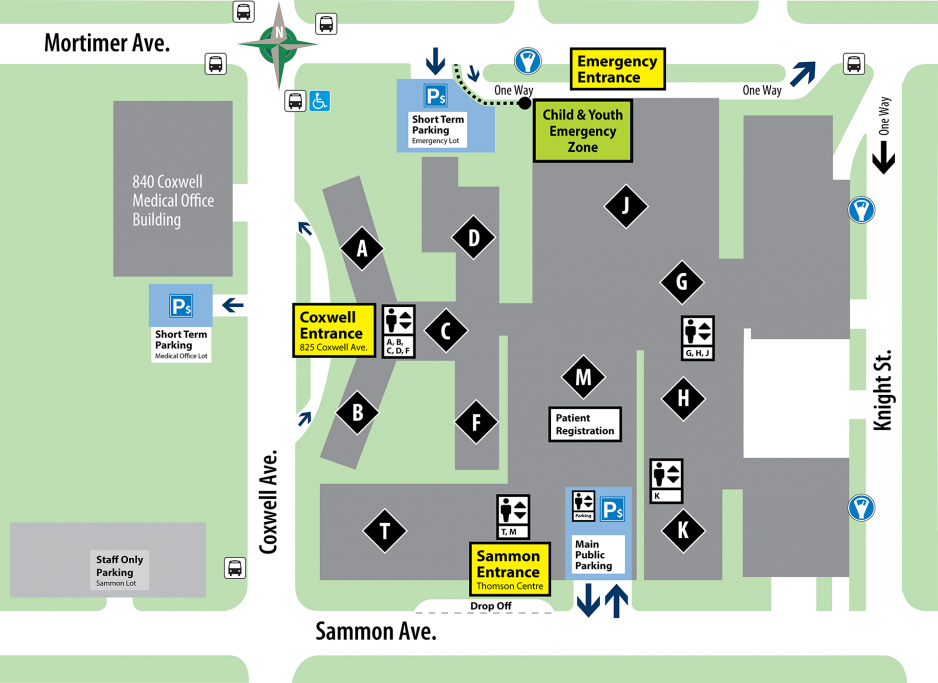 Hospital Campus Map