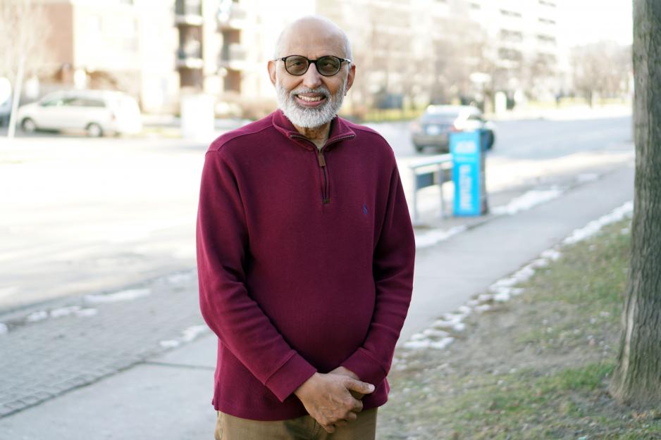 Abdul Rashid Athar, Community Health Ambassador Lead at Flemingdon Health Centre, a member organization of ETHP that works frequently with MGH.