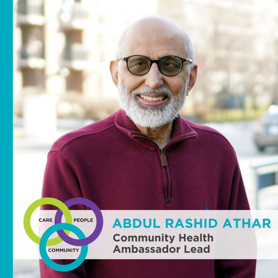 Abdul Rashid Athar, Community Health Ambassador Lead