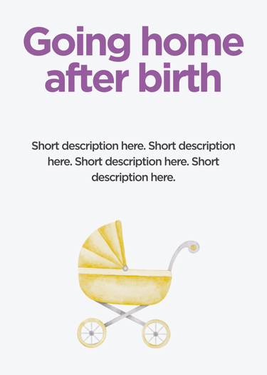 Going home after birth